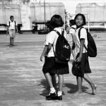 Camino a la escuela. Tailandia